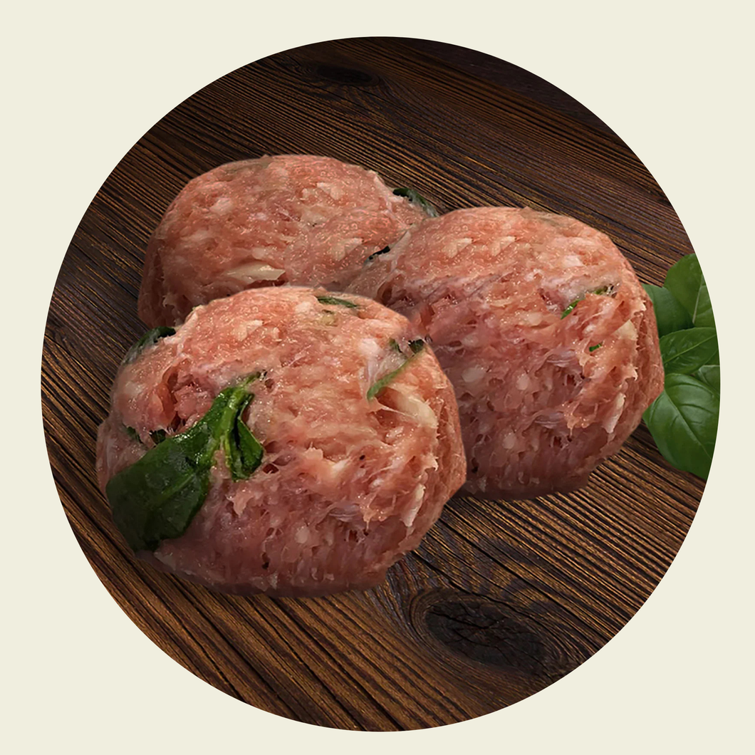 Spinach & Onion Turkey Burger