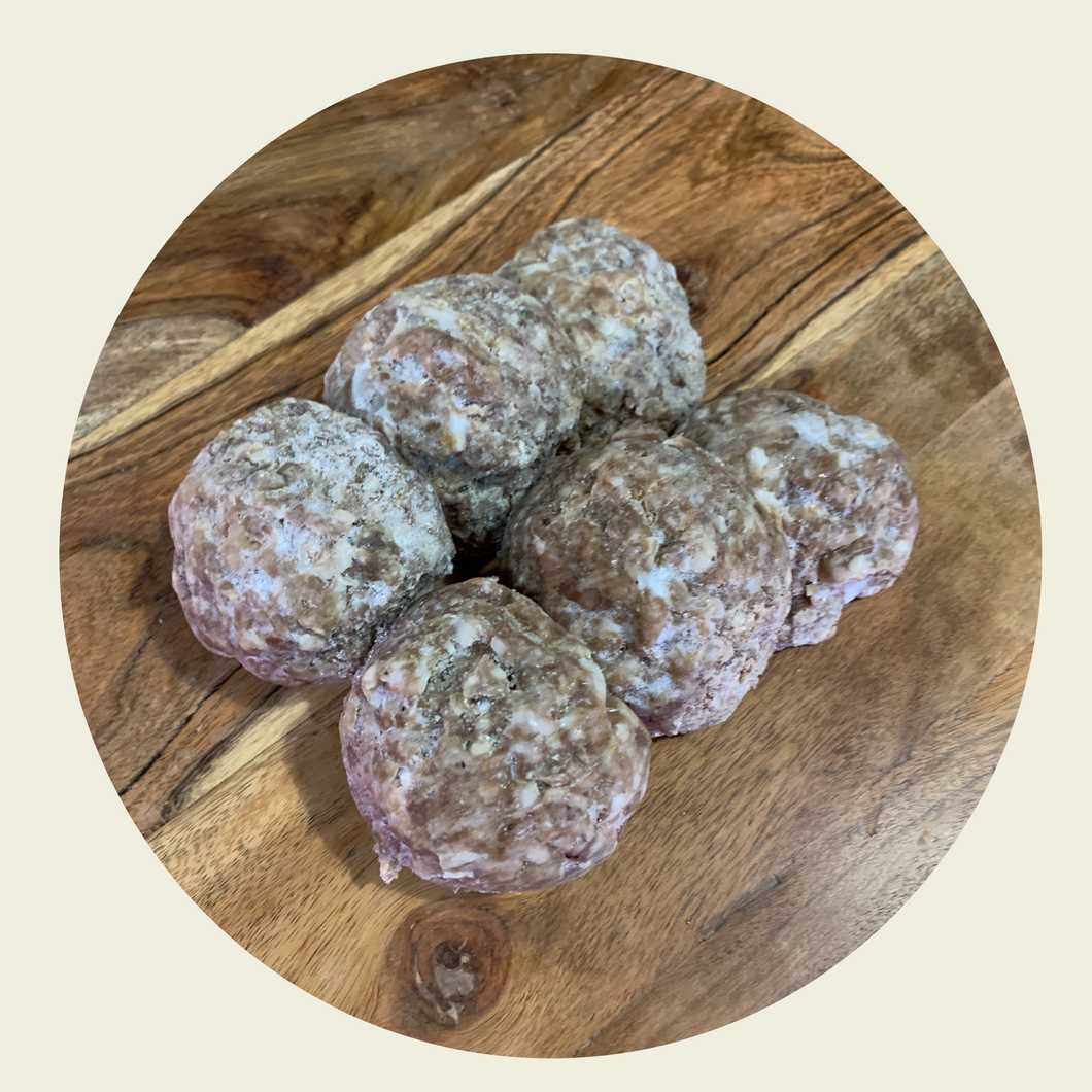 Traditional Italian Meatballs (beef & pork)